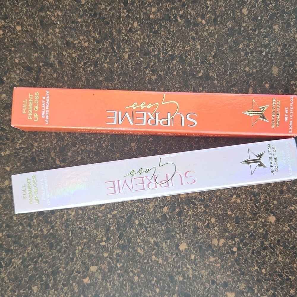 Jeffree Star “No Shame” AND "Orange County" Supreme gloss-NIB